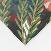 娘パーソナライズされたにパパから手紙が フリースブランケット (角)