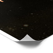 娘パーソナライズされたにパパから蝶 ポスター (角)