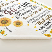 娘パーソナライズされたに義理宛ての手紙 シェルパブランケット (3/4)