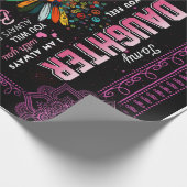 娘パーソナライズされたに ラッピングペーパー (角)