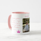 娘パーソナライズされたのマグ名と写真！ マグカップ (正面左)