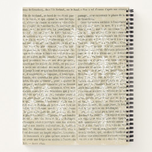 娘パーソナライズされたのレシピ ノートブック (裏面)