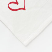 娘パーソナライズされたの名前の毛布 フリースブランケット (角)