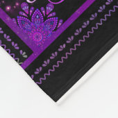 娘パーソナライズされたの毛布に蝶々 フリースブランケット (角)