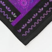 娘パーソナライズされたの毛布に蝶々 フリースブランケット (角)