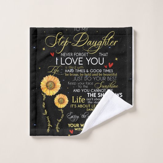 娘パーソナライズされたの毛布に ウォッシュタオル (ウォッシュタオル)