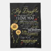 娘パーソナライズされたの毛布に キッチンタオル (縦)