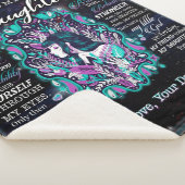 娘パーソナライズされたの毛布に シェルパブランケット (3/4)