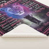 娘パーソナライズされたの毛布に シェルパブランケット (3/4)