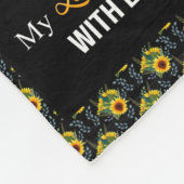 娘パーソナライズされたの毛布に フリースブランケット (角)