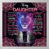 娘パーソナライズされたの毛布に ポスター (正面)