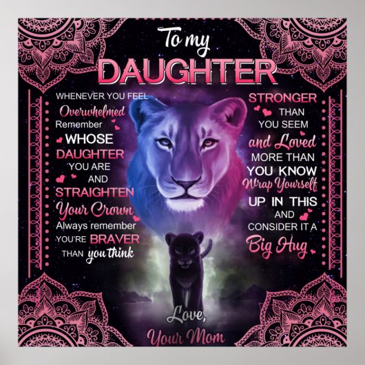 娘パーソナライズされたの毛布に ポスター (正面)