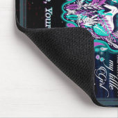 娘パーソナライズされたの毛布に マウスパッド (コーナー)