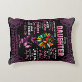 娘パーソナライズされたの蝶の毛布に アクセントクッション (正面)