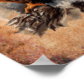 娘パーソナライズされたへのパパからの手紙 ポスター (角)