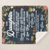 娘パーソナライズされたへのパパ シェルパブランケット (正面(横))