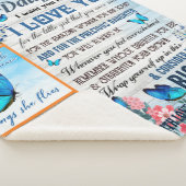 娘パーソナライズされたへの手紙 シェルパブランケット (3/4)