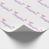 娘パーソナライズされた包装紙 ラッピングペーパー (角)