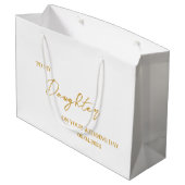 娘パーソナライズされた嫁抱き枕へ ラージペーパーバッグ (裏面アングル)