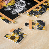 娘パーソナライズされた蜂から母に愛を ジグソーパズル (側面)