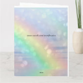 娘パーソナライズされた誕生日 カード (裏面)