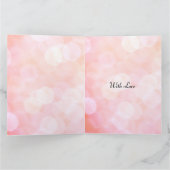 娘パーソナライズされた誕生日 カード (内部)