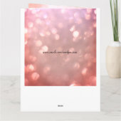 娘パーソナライズされた誕生日 カード (裏面)