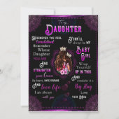 娘ラバーズ | 私の娘へ 愛しているよ ママ 招待状 (正面)