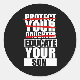 娘保護が子どもを教育せよ ラウンドシール