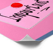 娘信じ感動的に向けて言葉を発する ポスター (角)