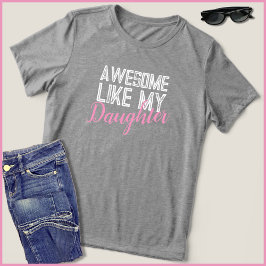 娘動揺して素晴らしの母よ誇りを持ったり トライブレンドＴシャツ