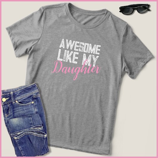 娘動揺して素晴らしの母よ誇りを持ったり トライブレンドTシャツ