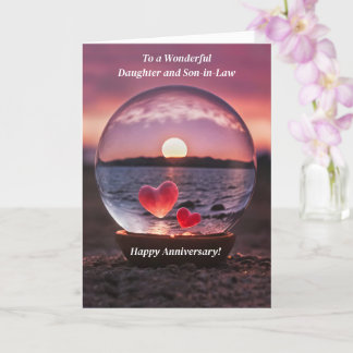 娘夫婦ハート記念日 カード