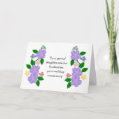 娘夫婦結婚記念日 カード (正面)