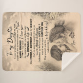 娘好き|私の娘が母を愛する シェルパブランケット (正面(横))