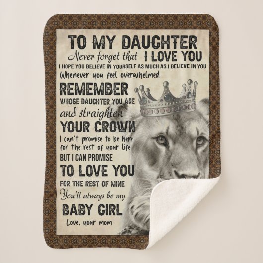 娘好き|私の娘が母を愛する シェルパブランケット (正面)