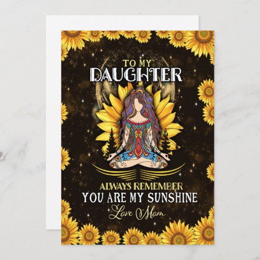 娘好き |私の娘に愛される母へ シーズンカード (正面/裏面)