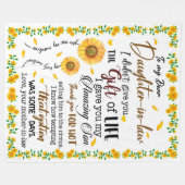 娘好き|私の義親愛理の娘に フリースブランケット (正面(横))