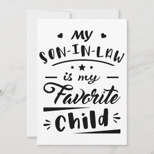 娘婿が一番可愛い子供なのよ 招待状 (正面)