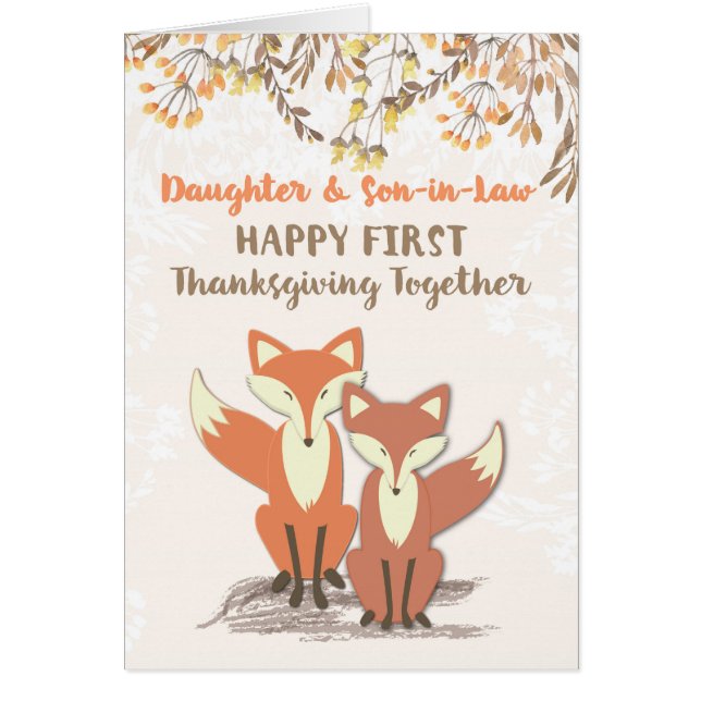 娘婿の新婚サンクスギビング1stサンクスギビング (正面)