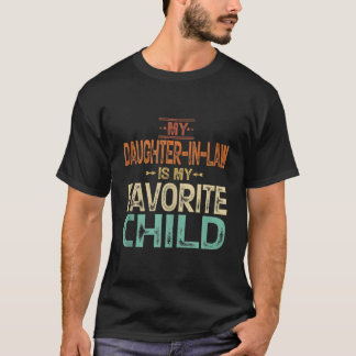 娘婿は私のお気に入りの子供 お父さん Tシャツ