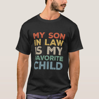娘婿は私の一番好きな子供です ファミリー Tシャツ