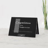 娘婿結婚祝賀 カード (裏面)