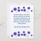 娘感謝していの名刺 サンキューカード (裏面)