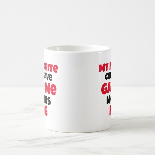 娘最高のかアイディアの母の日の贈り物 コーヒーマグカップ (中央)