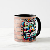 娘最高のの父親のパパへのパパの贈り物 マグカップ (正面右)