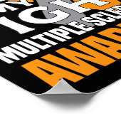 娘母多発性硬化症認識度女性 ポスター (角)