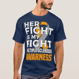 娘母多発性硬化症認識度女性 Tシャツ