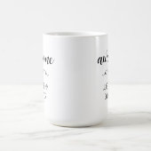 娘素晴らしの母親と同じように コーヒーマグカップ (中央)