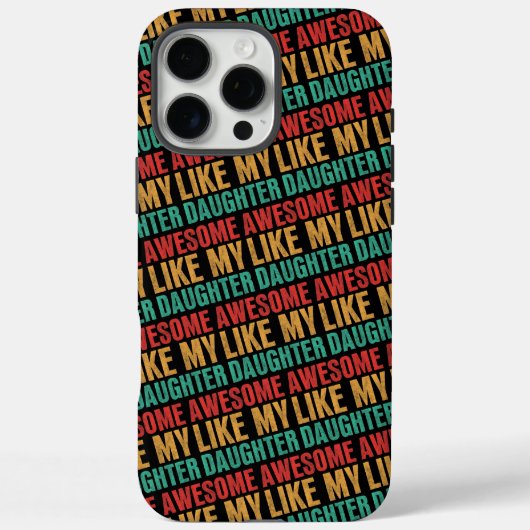 娘素晴らしの父の日のおもしろい贈り物 Case-Mate iPhoneケース (裏面)